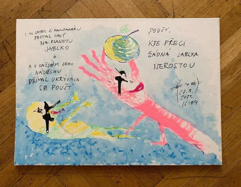 JABLKO V POUŠTI — detail 4