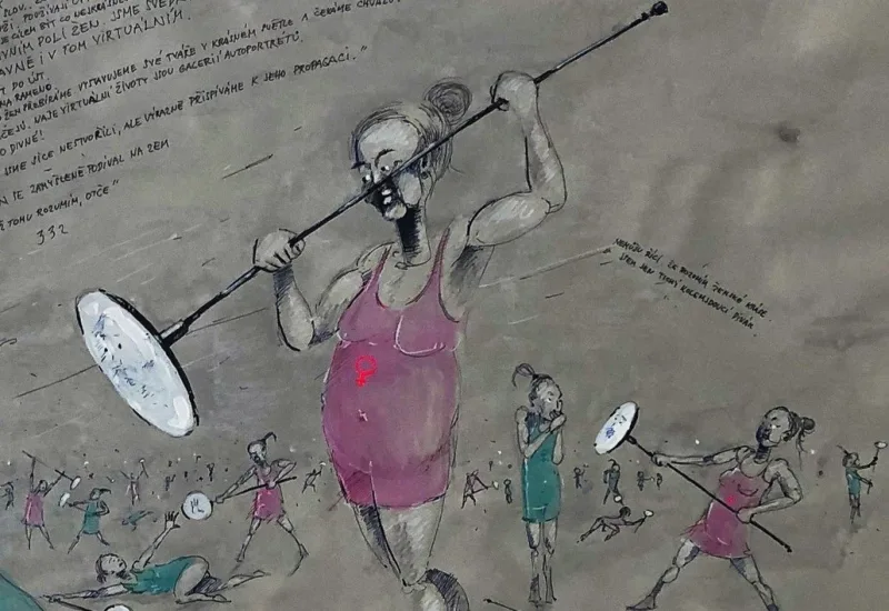 DÍVČÍ VÁLKA — detail 1