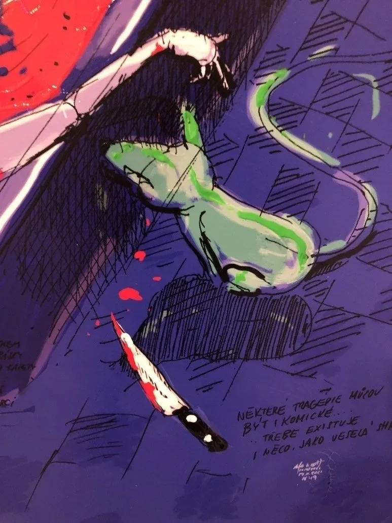 ČERVENÁ KOUPEL — detail 4