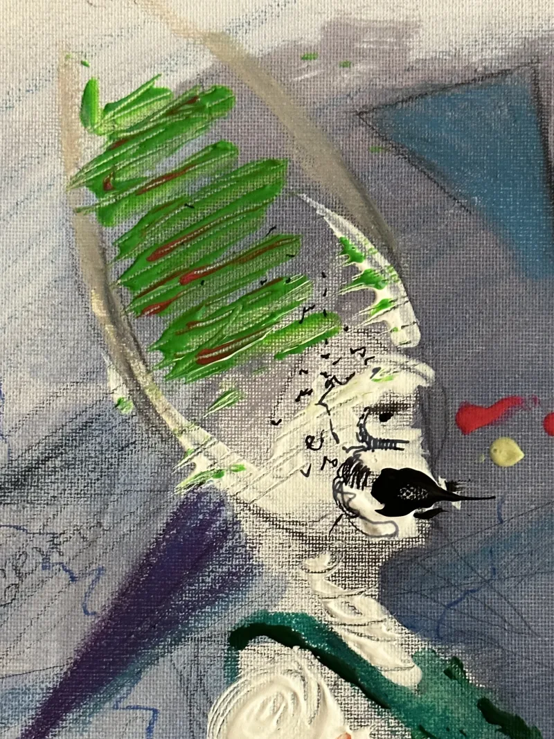 ZELENOČERVENÁ — detail 1